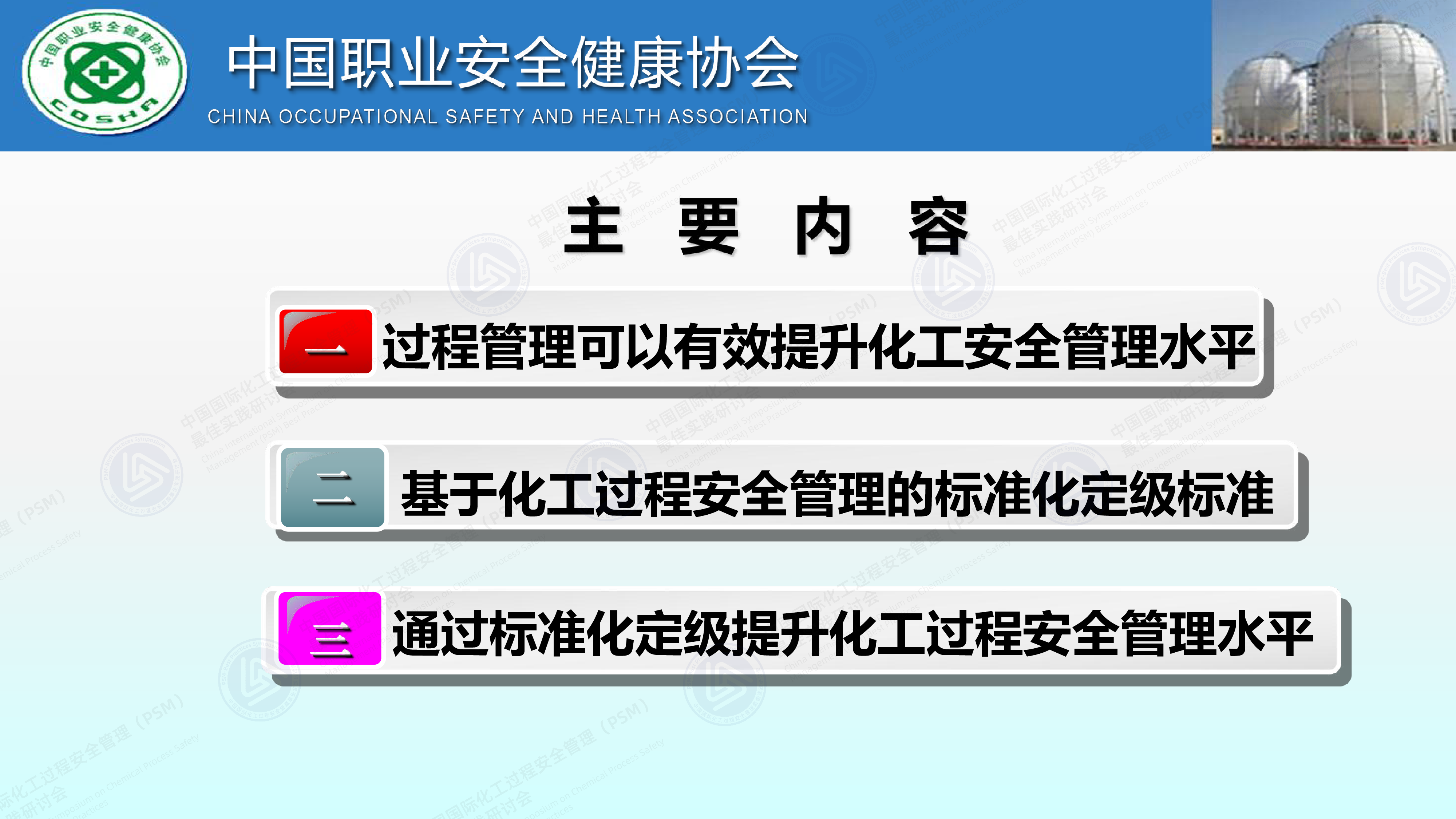 通过安全生产标准化定级提升化工过程安全管理水平-王浩水